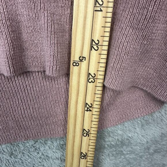 Anthropologie Between Me & You Size M Womens Cowl Neck Mauve Wool Blend Sweater - Picture 6 of 6